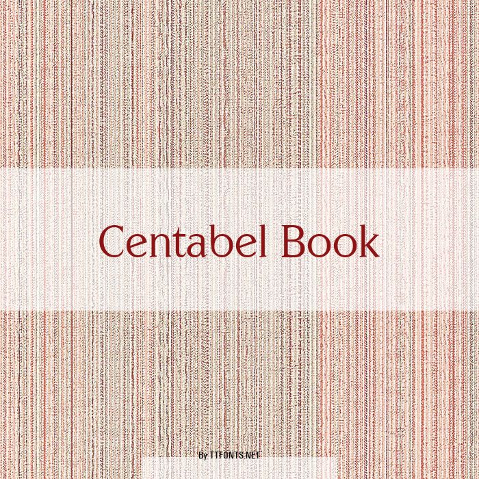 Centabel Book example
